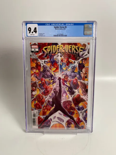 Spider-Verse #6 CGC 9.4 (2020, Marvel) Many 1st appearances! Low Print Run!