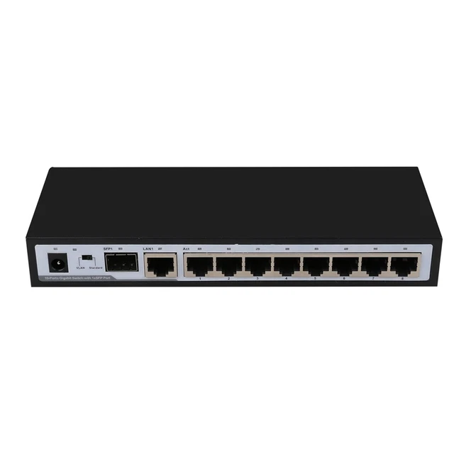 Commutateur Réseau Gigabit 2 Ports Aramox - Splitter Ethernet, PoE Extender, Compact, Compatible Cat 6/7