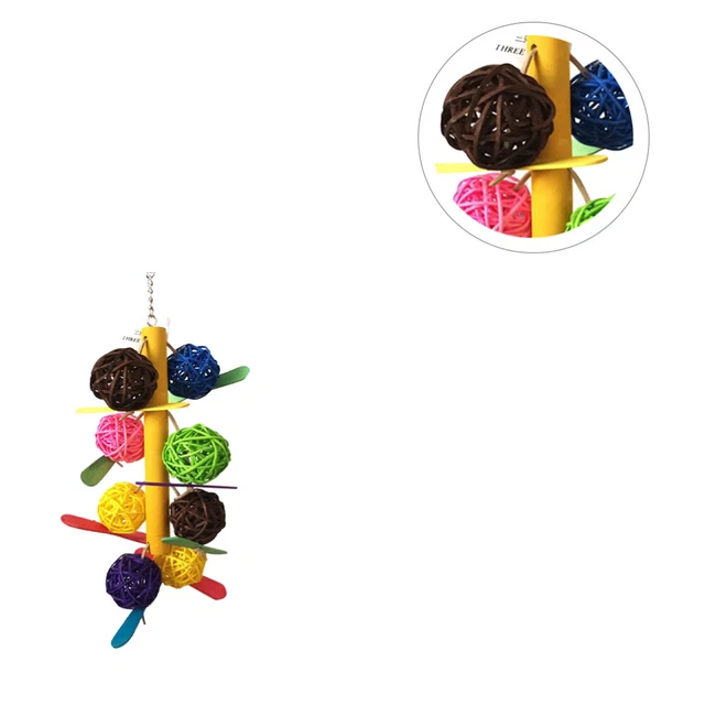 1 Pc Papagei Spielzeug Hängen Papagei Spielzeug Vogel Seil Spielzeug