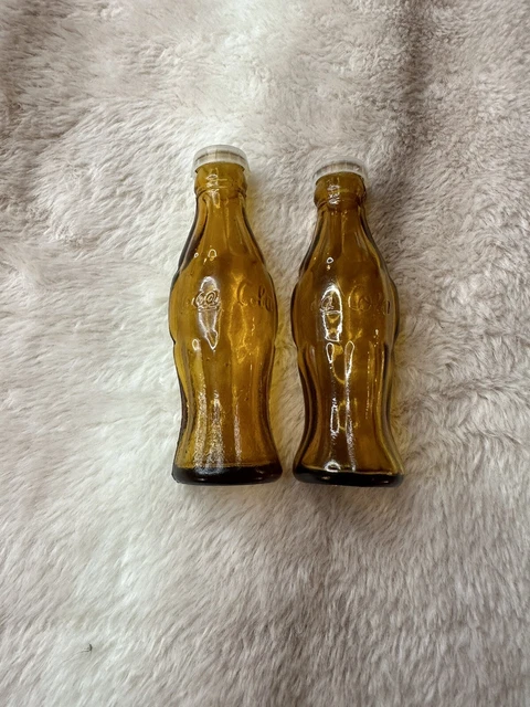 Vintage Glass Coca-Cola Salt & Pepper Shaker