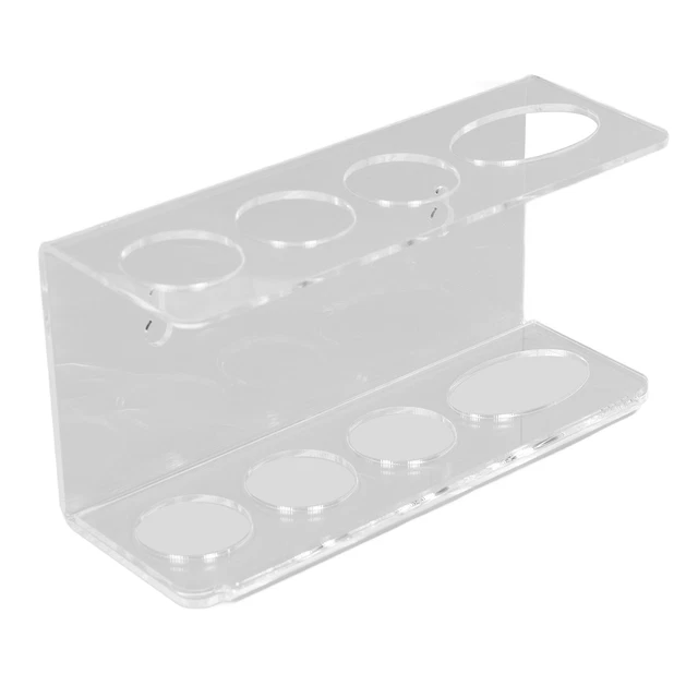 2pcs/set Wall Mounted Toothbrush Rack Organizer Acrylic Toothpaste And