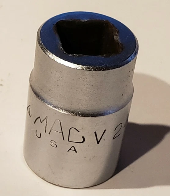 Mac Tools 1/2” Drive Shallow Standard SAE 12 Point Socket 3/4" V242 USA