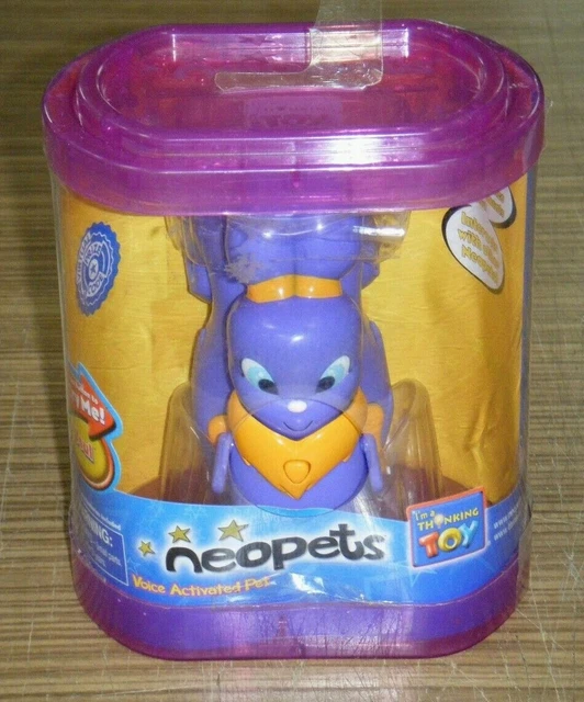 Neopets Interactive Voice Activated Pet - Usul  (Purple)   New in Packet