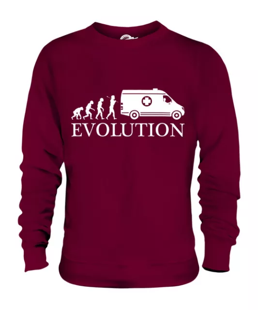 Ambulance Evolution Of Man Unisex Sweater  Top Gift Nhs Driver