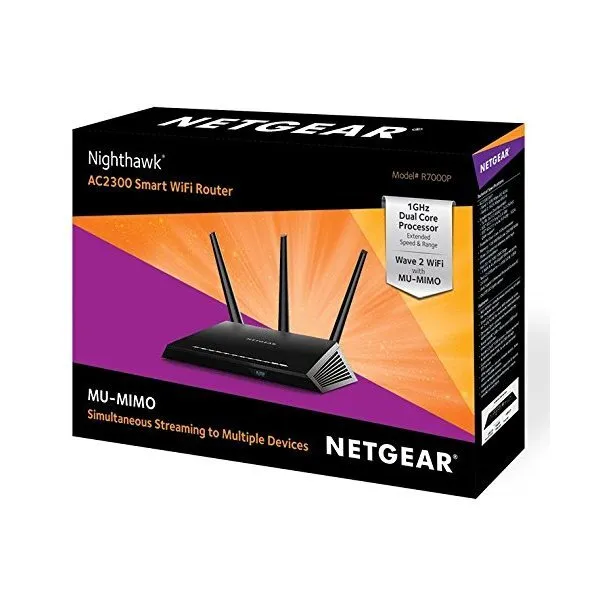 Netgear R7000P router wireless dual-band (2,4 GHz/5 GHz) Gigabit Ethernet nero