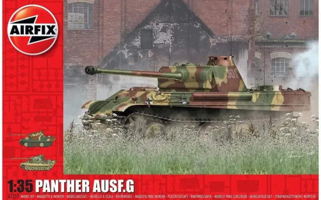 Airfix A1352 Panther Ausf. G 1:35 Bausatz NEU Panzer Modellbau Militaria