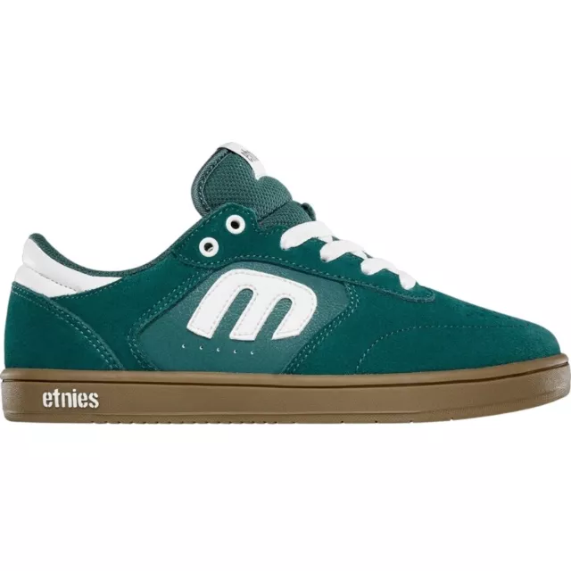 Etnies Windrow Green Gum Kids Skate Shoes