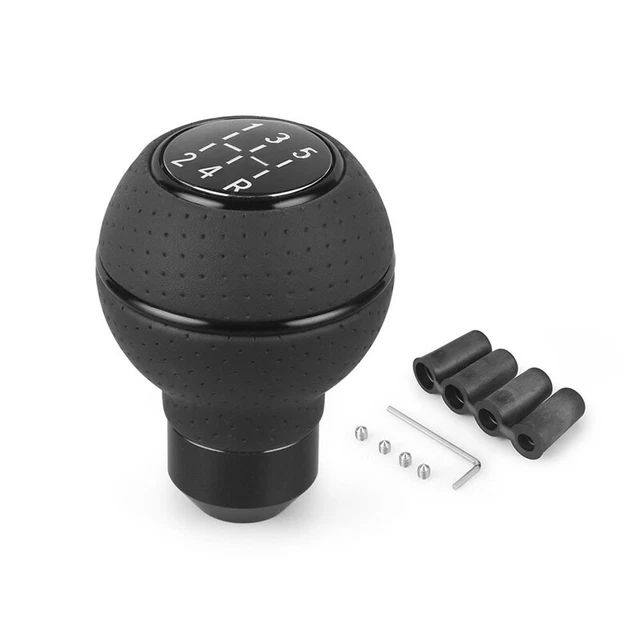 Universal Manual Car Gear Stick Shift Shifter Lever Head Kit w/Adapters Parts