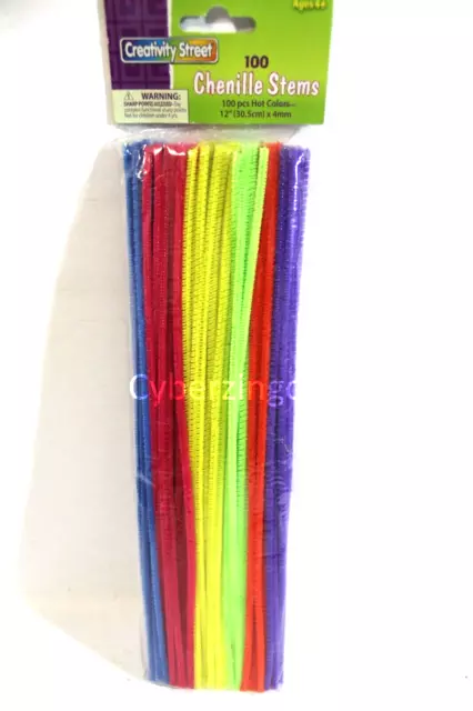 Limpiadores de tuberías de vástagos de oruga varios colores 12 pulgadas USADOS SIN USAR