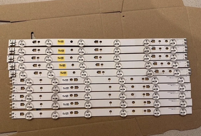 Lot De 8 Barrettes LED Rétroéclairage Pour TV Thomson 49UD6206W - Neuf Sous Emballage