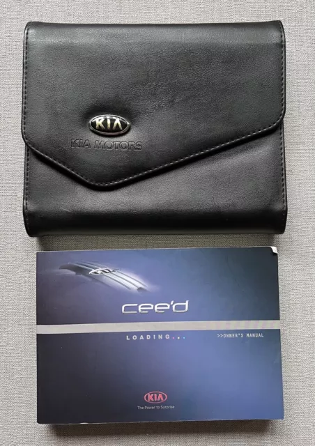 12-18 KIA CEED OWNERS HANDBOOK MANUAL  & WALLET Print 2014