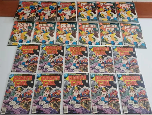 SHOWCASE #97 98 99 DC FULL RUN LOT Power Girl Issues (22) Comics HI GRADE Avg NM