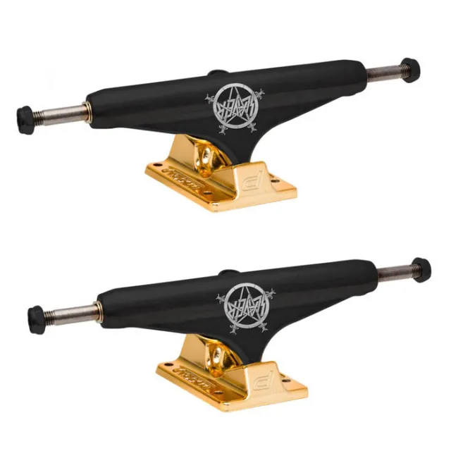 Independent Truck Co Skateboard Trucks - Black/Gold - SALE WAS £90