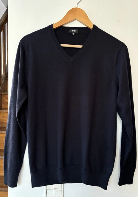 Pull col rond en cachemire BLEU pour femme PREMIUM