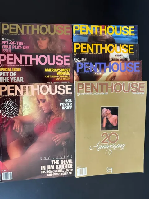 Penthouse Magazine - Various issues from 1989