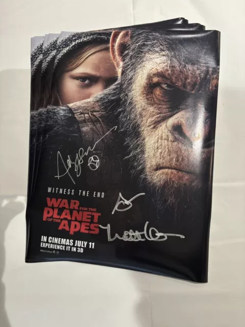 Cast Signed  Planet Of The Apes Original Promotional Poster