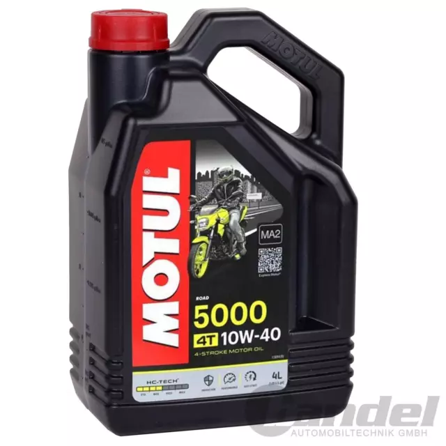 4L Motul 5000 4T 10W-40 Öl Motorradöl 10W40 Motoröl Motorrad Öl Ma2