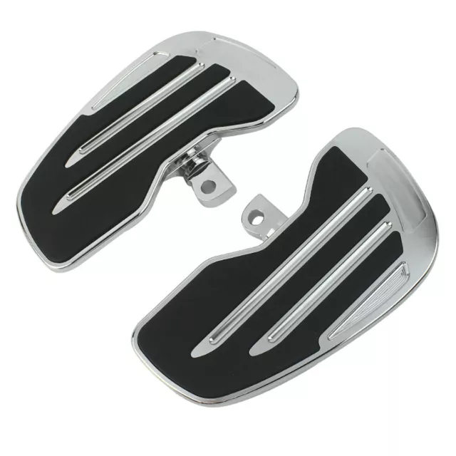 Marchepieds repose-pieds avant pilote pour Harley Davidson Sportster TB1 chrome