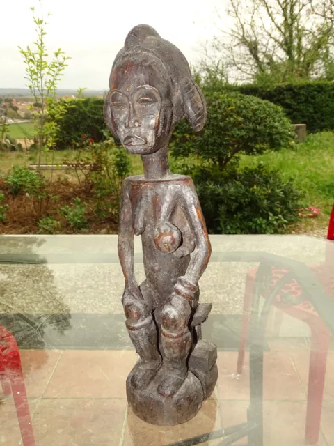 ancienne statuette africaine, dan, senoufo ?? collection particuliere