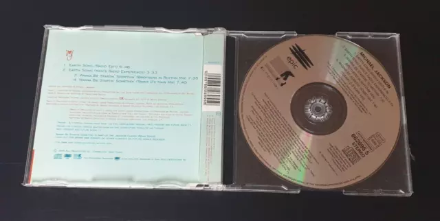 Michael Jackson - Earth Song - The Classic Remix Series - 4 Track CD Single 2