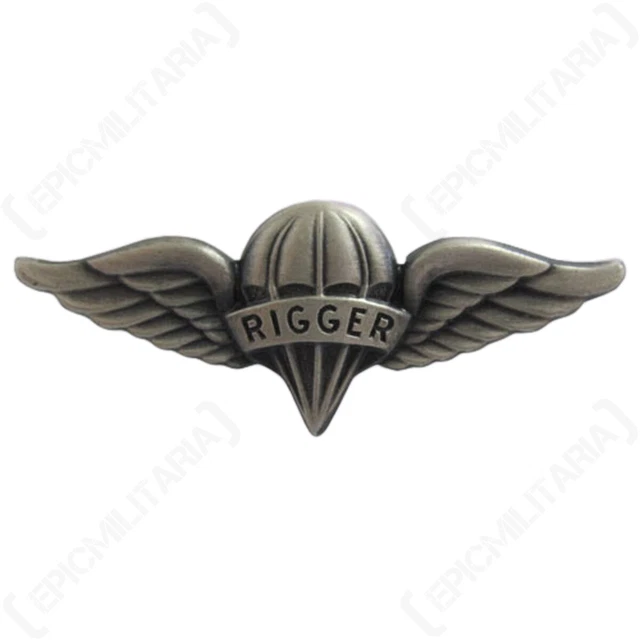 US ARMY PARACHUTE Rigger Qualification Badge Insignia Military Pin ...