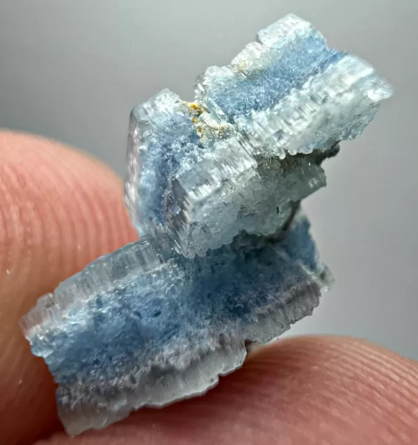 3 CT Ultra Rare, Top Blue Caesium-Rich Alkali Beryl Crystal Cluster! @ AFG