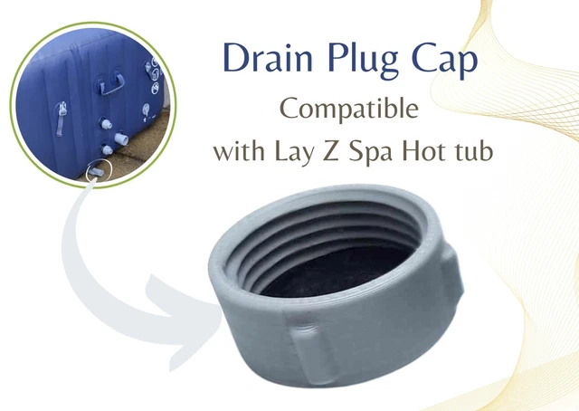 Seals LAY-Z-SPA HOSE PIPE Drainage Drain Valve Adapter - Lazy Spa