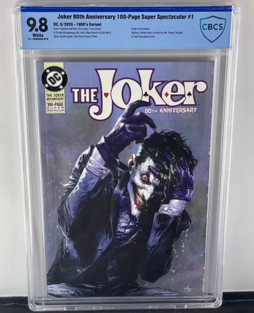 Joker 80th Anniversary CBCS 9.8! Dell’ Otto 1990s Variant! Not CGC!