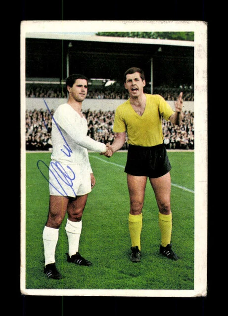 Gerd Müller Bayern München Bergmann Sammelbild 1967-68 Original Sign + A 221118