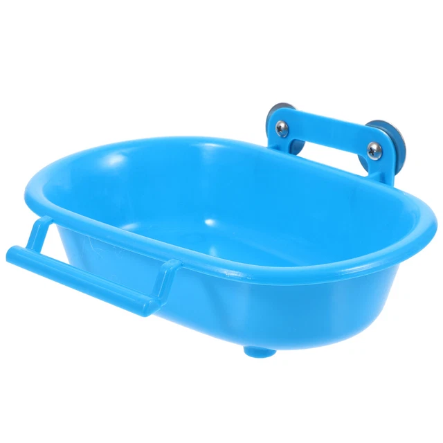 Vasca Da Bagno Per Uccelli Trasparente - Appendiagabbia Per Pappagalli E Parrocchetti