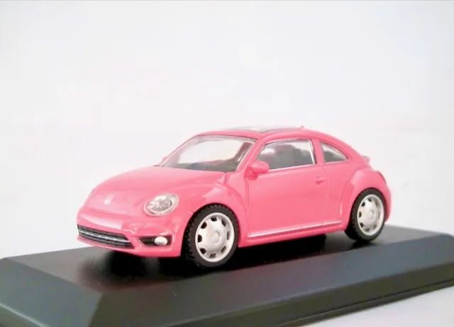 VW Beetle  (Typ 5C)    2011-2019  rosa  /   Rastar 1:43