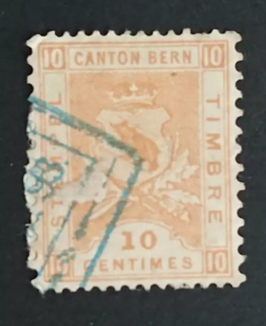 Suisse - 1890 Canton de Bern - timbre fiscal oblitéré
