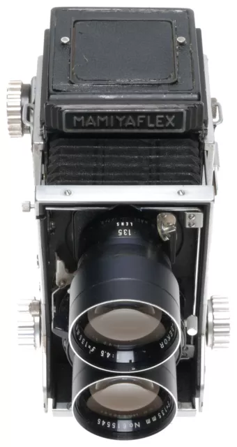 Mamiyaflex C2 Pro TLR Film Camera Sekor 4.5/135mm Portrait Lens 3