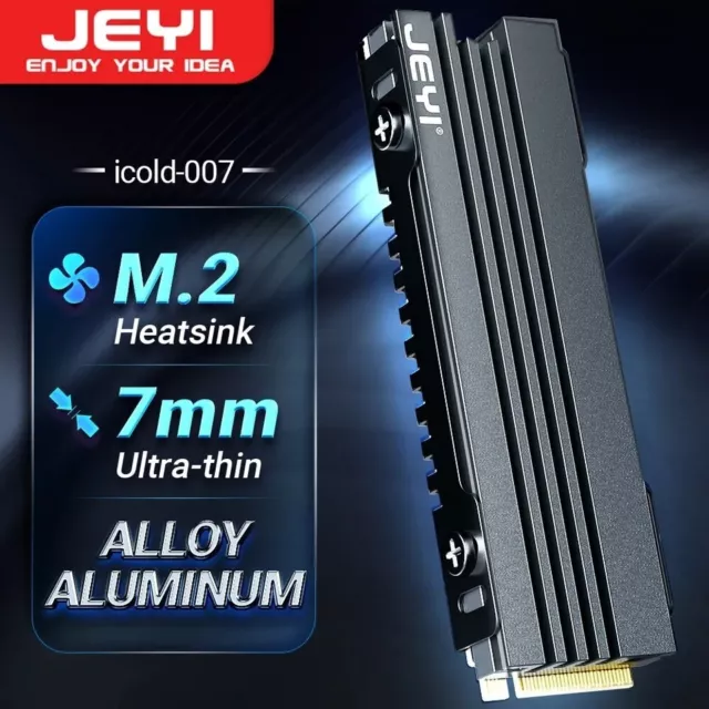 M.2 NVME NGFF 2280 SSD Hard Disk Heat sink PS5 Pc