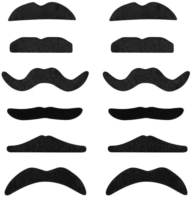 Fake Moustache Mustache Hen Party Self Adhesive Stag Kids Fancy Dress Costume