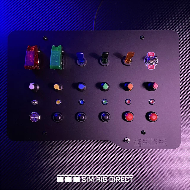 BUTTON BOX FOR Sim Racing Games Flight Simulator ETS ATS Control Panel ...