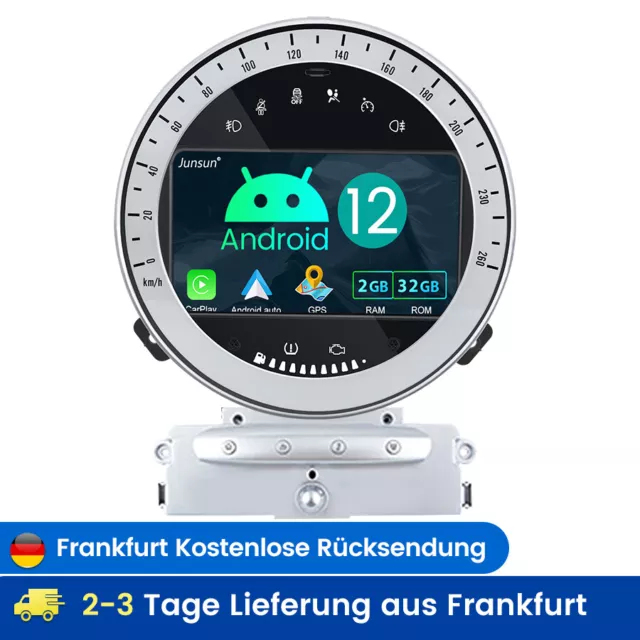 8-Kern DSP Android 12 Autoradio für BMW Mini Cooper GPS BT5.0 DAB+ CarPlay Navi