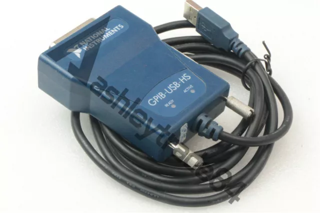 Used NI (National Instrumens) GPIB-USB-HS Interface Adapter controller IEEE 488