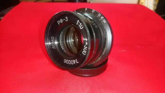 soviet lens RF-3 1/10 F=300 LOMO for FKD/FKP