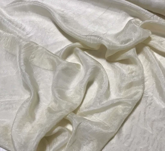 Hand Dyed ECRU China Silk HABOTAI Fabric