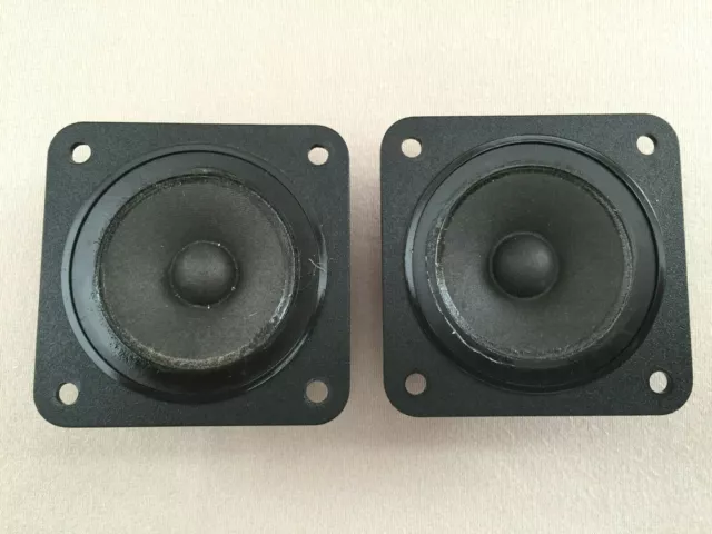 PAIRE SPEAKER HAUT-PARLEURS DÔME TWEETERS TOSHIBA SP-05TB7 / 8Ohms VINTAGE 35W