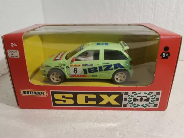 qq 83750.20 MATCHBOX SCX SEAT IBIZA REPSOL R MONTECARLO #6 PURAS CHASIS 1T 8375