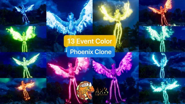 ark survival ascended pve 13 Event Color Phoenix Clone