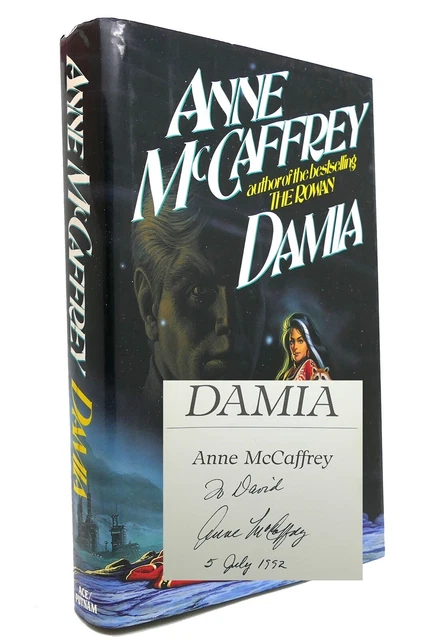 Anne McCaffrey DAMIA Signed 1st 1st Edition 1st Printing