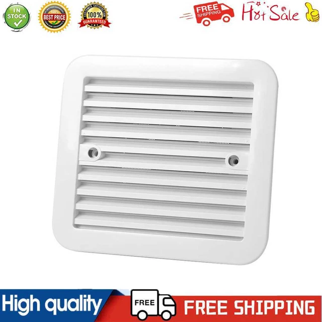 12V Fridge Vent with Fan for RV Trailer Side Silent Air Outlet Ventilation Fan