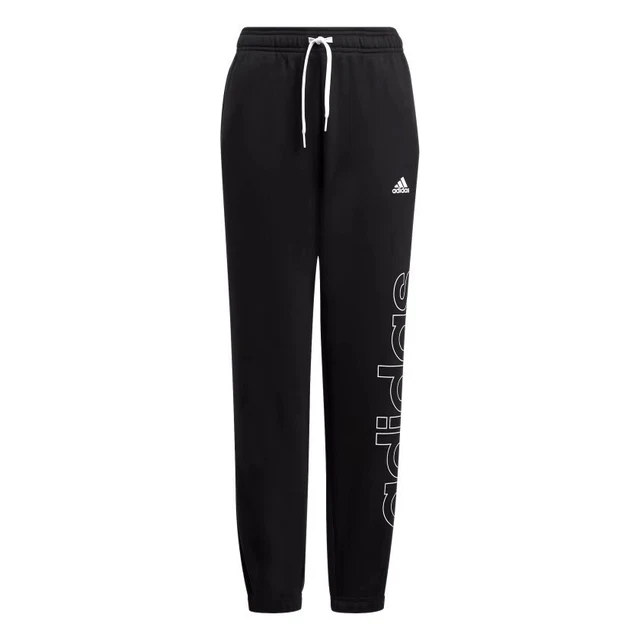 adidas Boys Jog Pants Joggers Kids Tracksuit Bottoms Junior Black Age 11-12 NEW