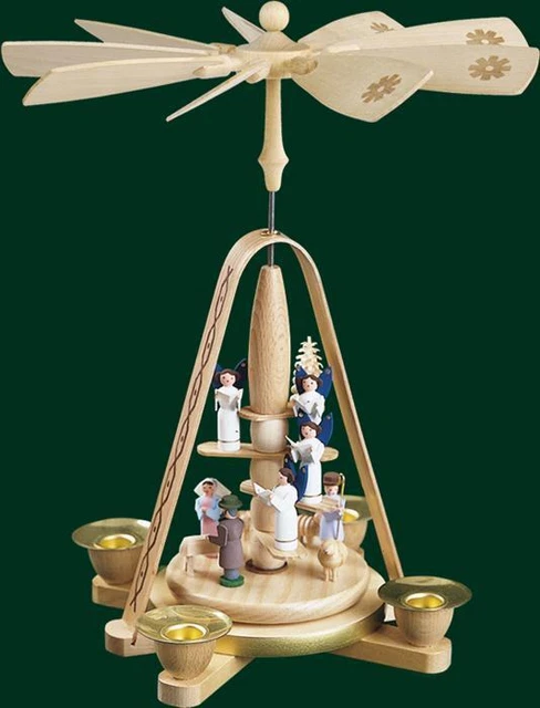Piramide di Natale la nascitá di Cristo, 4 piani, 70 cm di alte.. RG