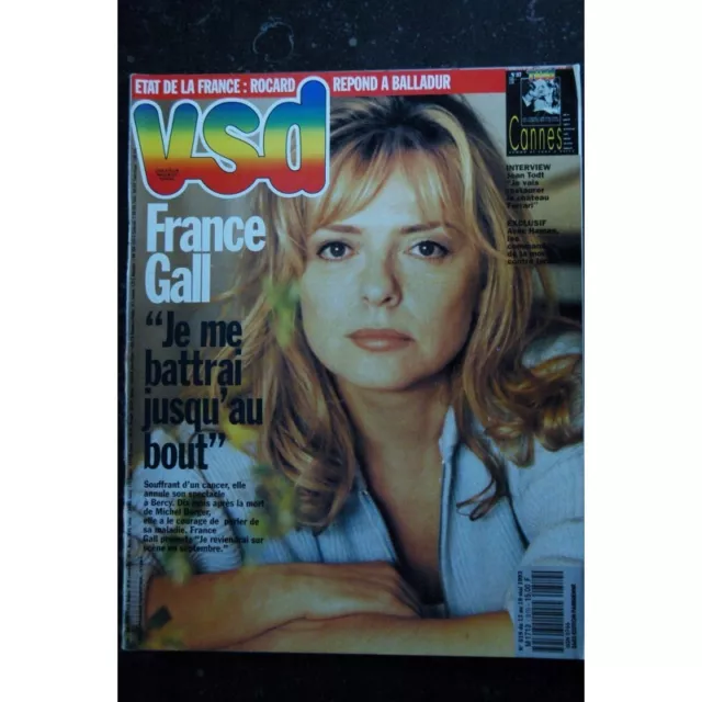 VSD  819  France Gall Cover + 6 p. Jean Todt - le Hamas - 1993 05