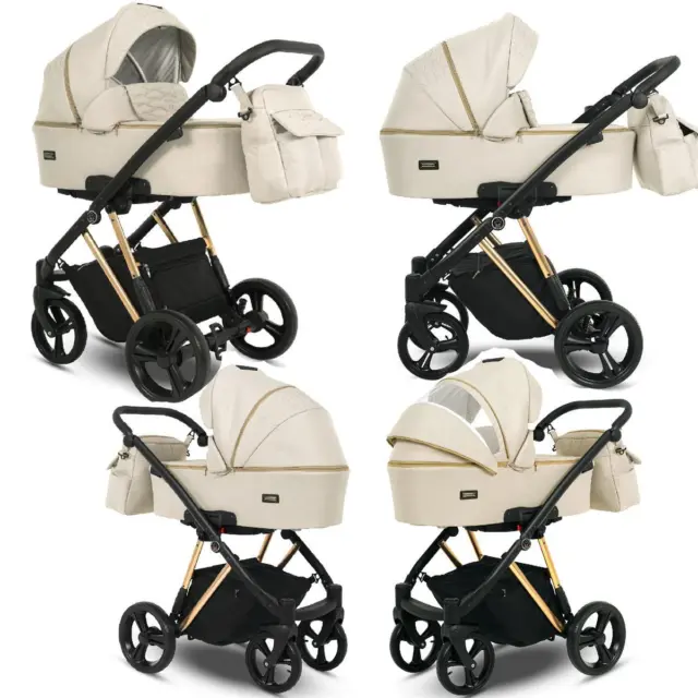 Poussette 3in1 Isofix siège bébé Buggy Faro par Lux4Kids