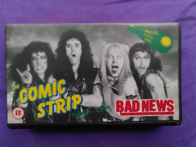 Rare "The Comic Strip Presents" - More Bad News VHS Video 1987 - Rik Mayall